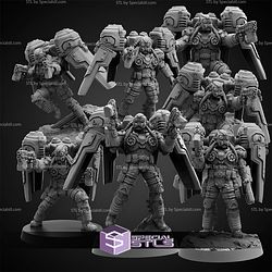 November 2025 Scifi PapSikels Miniatures