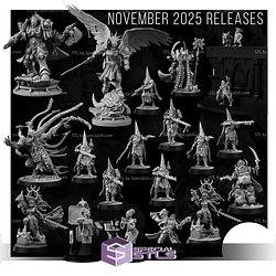 November 2025 Wargame Exclusive Miniatures