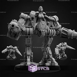 December 2025 Cyberpunk PapSikels Miniatures
