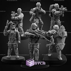 December 2025 Cyberpunk PapSikels Miniatures