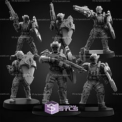 December 2025 Cyberpunk PapSikels Miniatures