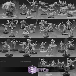March 2021 Set 18 - Divine Dynasty Epic Miniatures
