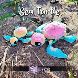 Super Basic STL Sea Turtle V2
