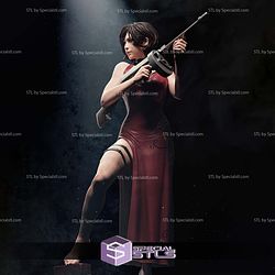 Ada Wong New Version with Gun STL Files