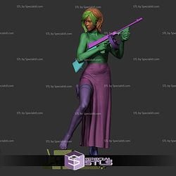 Ada Wong New Version with Gun STL Files