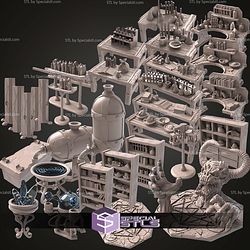 Alchemy Terrain Set STL Miniatures