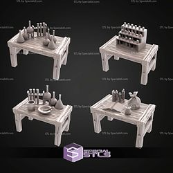 Alchemy Terrain Set STL Miniatures