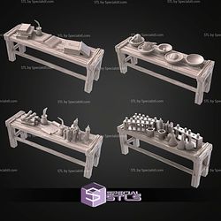 Alchemy Terrain Set STL Miniatures