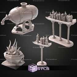 Alchemy Terrain Set STL Miniatures