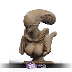 Alien Couple Bust STL Files