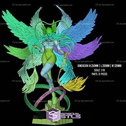 Angewomon Digimon 250mm STL Files