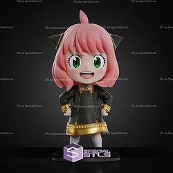 Anya Spy x Family Chibi 117mm STL Files