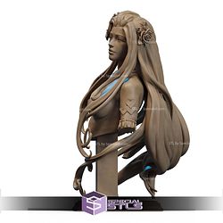 Aphrodite Sword and Shield Bust 1-6 STL Files