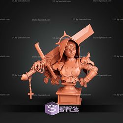 Assassin Nun Bust 135mm STL Files
