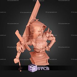 Assassin Nun Bust 135mm STL Files