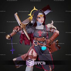Assassin Nun Fanart 240mm STL Files