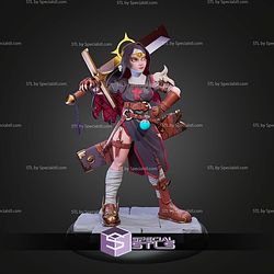 Assassin Nun Fanart 240mm STL Files