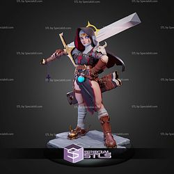 Assassin Nun Fanart 240mm STL Files