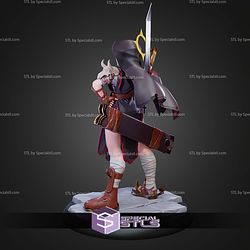 Assassin Nun Fanart 240mm STL Files