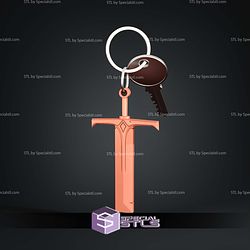 Assassin Nun Sword Keychain STL Files