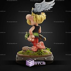 Asterix Cartoon 118mm STL Files