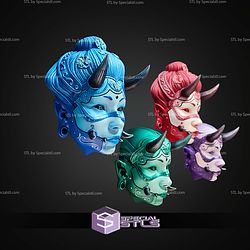 Basic STL Hannya Wall Masks