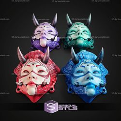 Basic STL Hannya Wall Masks