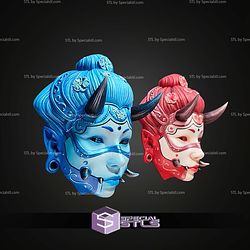 Basic STL Hannya Wall Masks