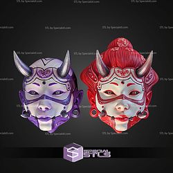 Basic STL Hannya Wall Masks