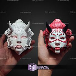 Basic STL Hannya Wall Masks