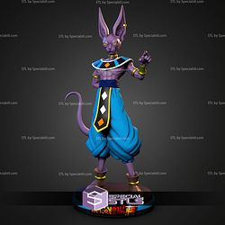 Beerus Standalone 183mm STL Files