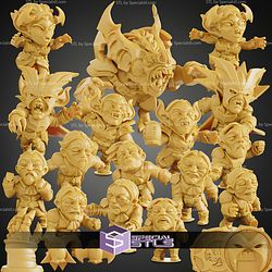 Blood Drop Vampire Team Campagin STL Miniatures