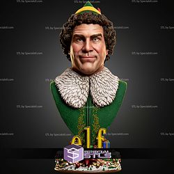 Buddy The Elf Portrait Bust 311mm STL Files