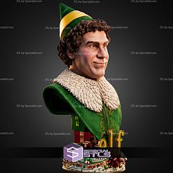 Buddy The Elf Portrait Bust 311mm STL Files