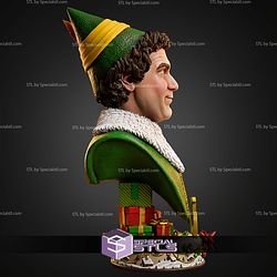 Buddy The Elf Portrait Bust 311mm STL Files