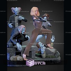 Buffy The Vampire Slayer Diorama 1-6 STL Files