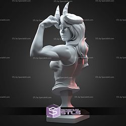 Bust of Malevola 105mm STL Files