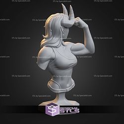 Bust of Malevola 105mm STL Files