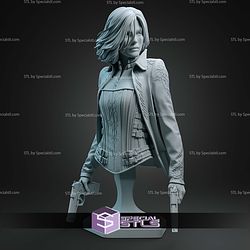 Bust of Selene 108mm STL Files