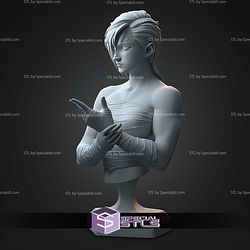 Bust of Vi Arena Fighter 89mm STL Files