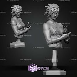 Bust of Vi Arena Fighter 89mm STL Files