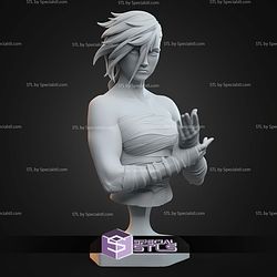 Bust of Vi Arena Fighter 89mm STL Files