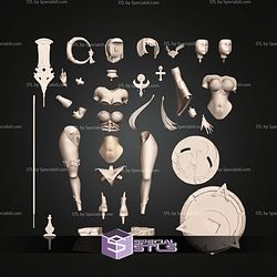 Candace Genshin Impact 285mm STL Files