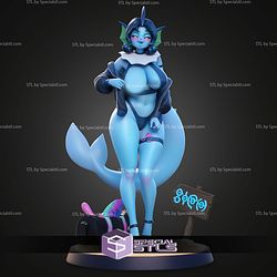 Cheeky Vaporeon 260mm STL Files