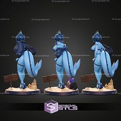 Cheeky Vaporeon 260mm STL Files