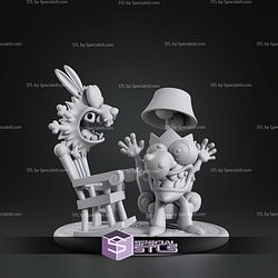 Chibi Courage the Cowardly Dog 76mm STL Files