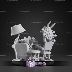 Chibi Courage the Cowardly Dog 76mm STL Files