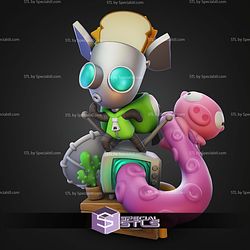 Chibi Gir Invader Zim STL Files