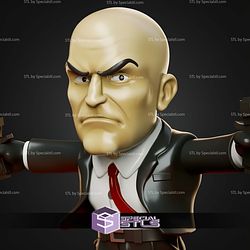 Chibi STL Collection Agent 47 Hitman