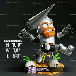 Chibi STL Collection Arthur Ghost and Goblins